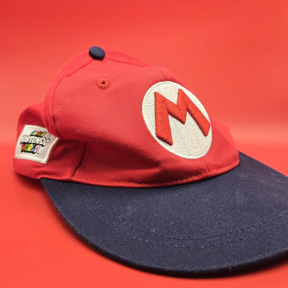 Mario Cap Hat Snapback Universal Studios Super Nintendo World